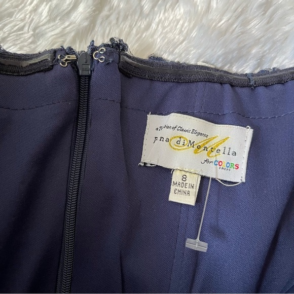 [rina dimontella] formal sweetheart embellished column gown blue - Picture 15 of 16